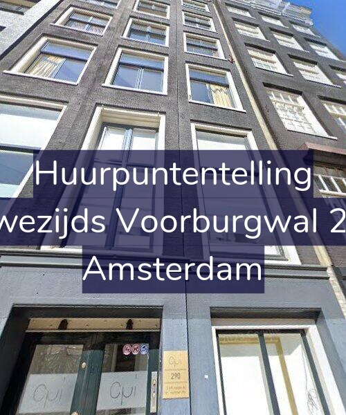 Foto gevel Huurpuntentelling voor Nieuwezijds Voorburgwal 288-C, Amsterdam