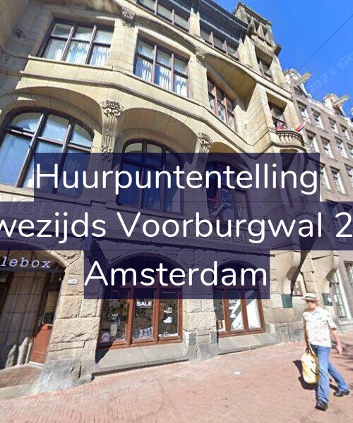 Foto gevel Huurpuntentelling voor Nieuwezijds Voorburgwal 234-H, Amsterdam