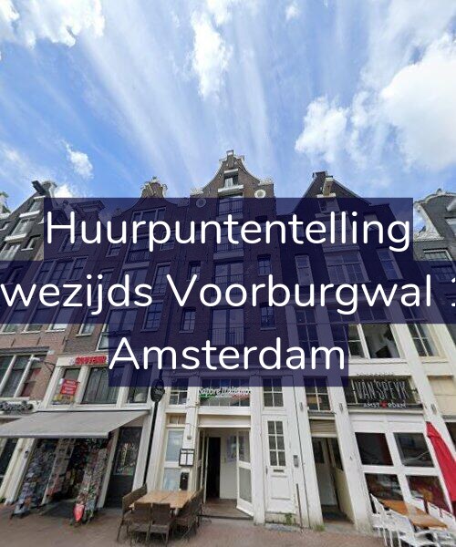 Foto gevel Huurpuntentelling voor Nieuwezijds Voorburgwal 18-C, Amsterdam