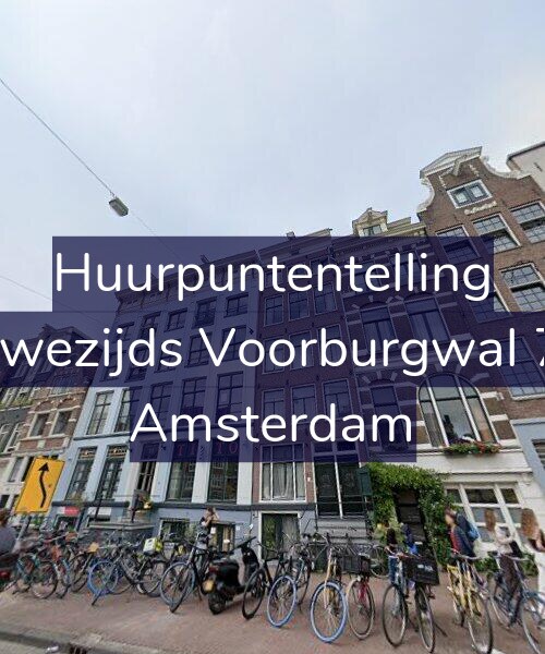 Foto gevel Huurpuntentelling voor Nieuwezijds Voorburgwal 76-B, Amsterdam