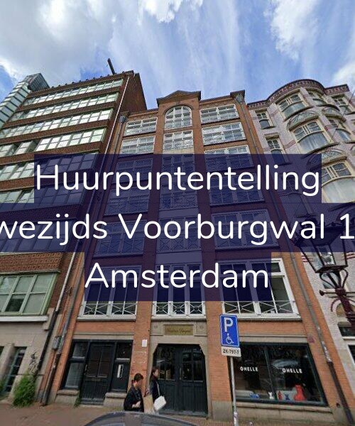 Foto gevel Huurpuntentelling voor Nieuwezijds Voorburgwal 118-A, Amsterdam