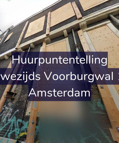 Foto gevel Huurpuntentelling voor Nieuwezijds Voorburgwal 16-3, Amsterdam