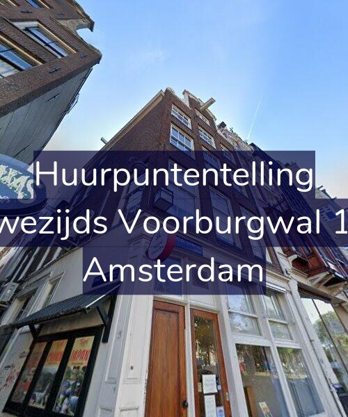 Foto gevel Huurpuntentelling voor Nieuwezijds Voorburgwal 175-2, Amsterdam