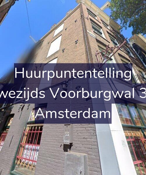 Foto gevel Huurpuntentelling voor Nieuwezijds Voorburgwal 322-1, Amsterdam
