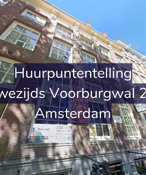 Foto gevel Huurpuntentelling voor Nieuwezijds Voorburgwal 282-1, Amsterdam