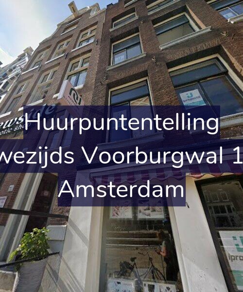 Foto gevel Huurpuntentelling voor Nieuwezijds Voorburgwal 156-B, Amsterdam