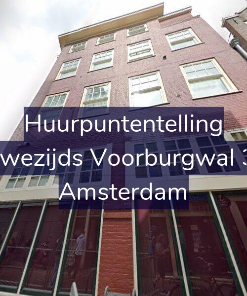 Foto gevel Huurpuntentelling voor Nieuwezijds Voorburgwal 33-B, Amsterdam