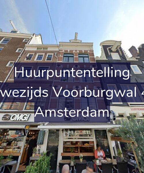 Foto gevel Huurpuntentelling voor Nieuwezijds Voorburgwal 43-C, Amsterdam