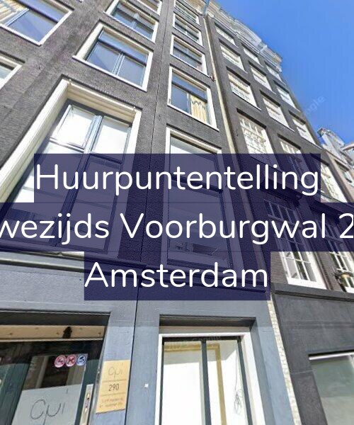 Foto gevel Huurpuntentelling voor Nieuwezijds Voorburgwal 288-4, Amsterdam