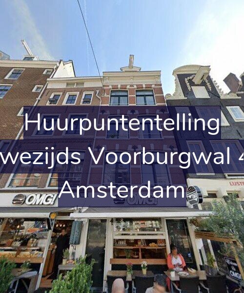 Foto gevel Huurpuntentelling voor Nieuwezijds Voorburgwal 43-D, Amsterdam