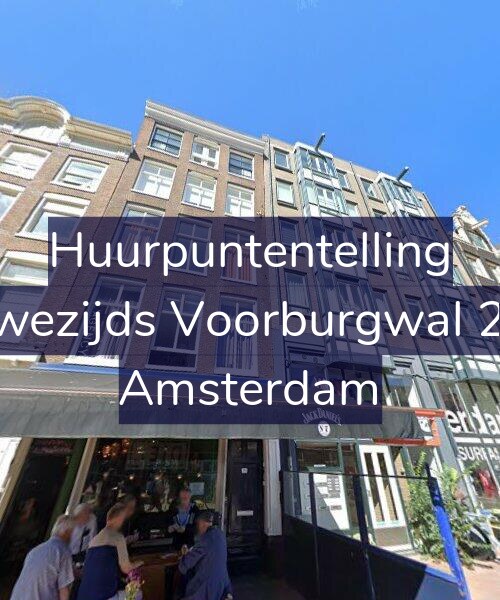 Foto gevel Huurpuntentelling voor Nieuwezijds Voorburgwal 254-F, Amsterdam
