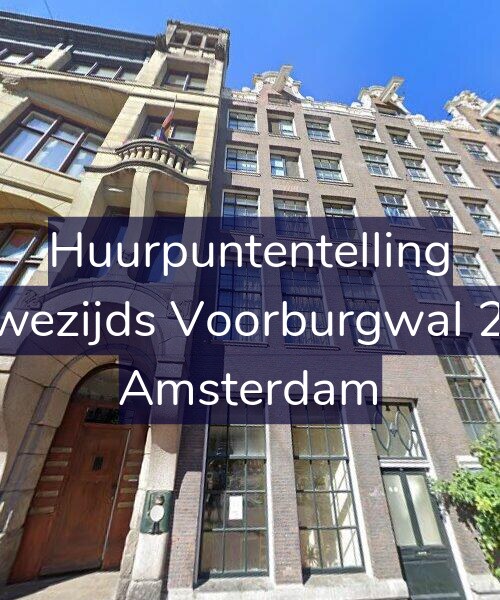 Foto gevel Huurpuntentelling voor Nieuwezijds Voorburgwal 230-F, Amsterdam