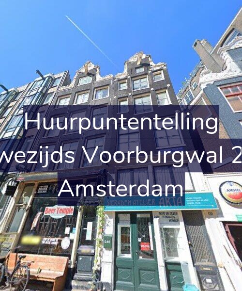 Foto gevel Huurpuntentelling voor Nieuwezijds Voorburgwal 248-1, Amsterdam