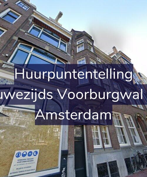 Foto gevel Huurpuntentelling voor Nieuwezijds Voorburgwal 293, Amsterdam