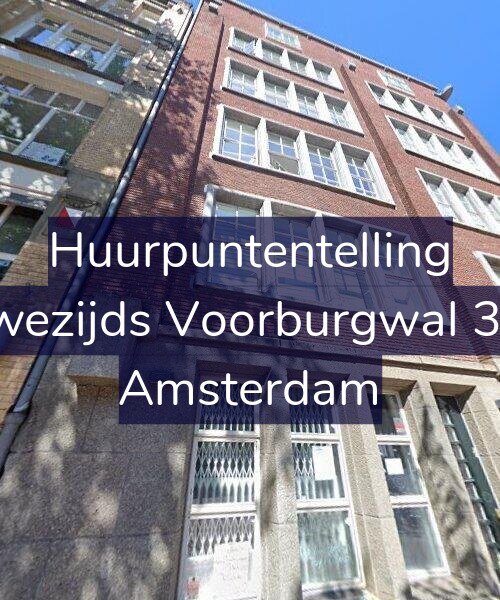 Foto gevel Huurpuntentelling voor Nieuwezijds Voorburgwal 308-D, Amsterdam