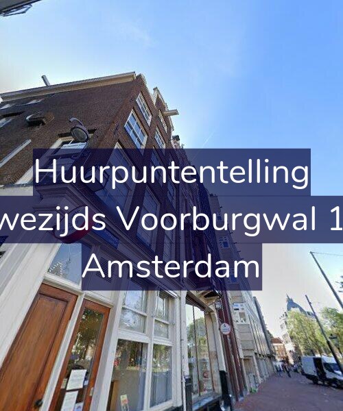 Foto gevel Huurpuntentelling voor Nieuwezijds Voorburgwal 177-3, Amsterdam