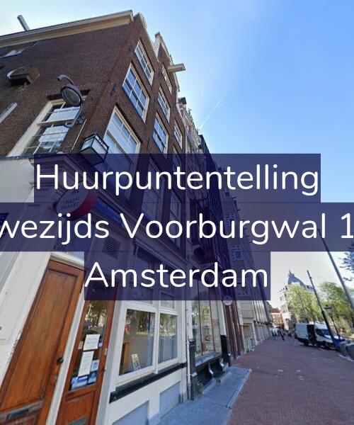 Foto gevel Huurpuntentelling voor Nieuwezijds Voorburgwal 177-4, Amsterdam