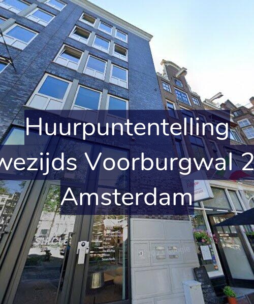 Foto gevel Huurpuntentelling voor Nieuwezijds Voorburgwal 289-A, Amsterdam