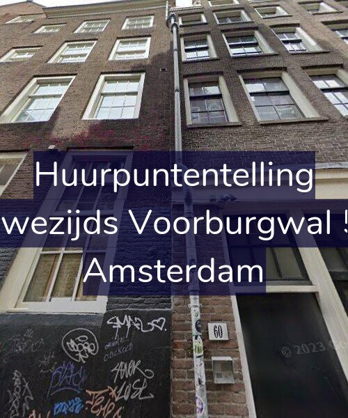 Foto gevel Huurpuntentelling voor Nieuwezijds Voorburgwal 55-1, Amsterdam