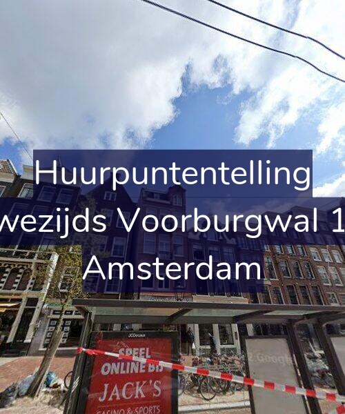 Foto gevel Huurpuntentelling voor Nieuwezijds Voorburgwal 157-1, Amsterdam