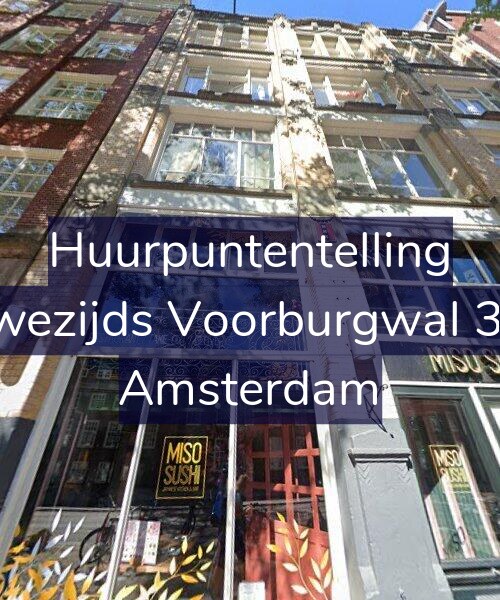 Foto gevel Huurpuntentelling voor Nieuwezijds Voorburgwal 312-C, Amsterdam