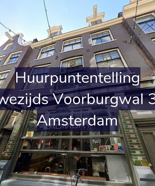 Foto gevel Huurpuntentelling voor Nieuwezijds Voorburgwal 308-L, Amsterdam
