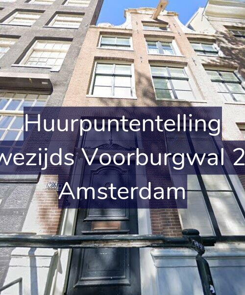 Foto gevel Huurpuntentelling voor Nieuwezijds Voorburgwal 286-A, Amsterdam