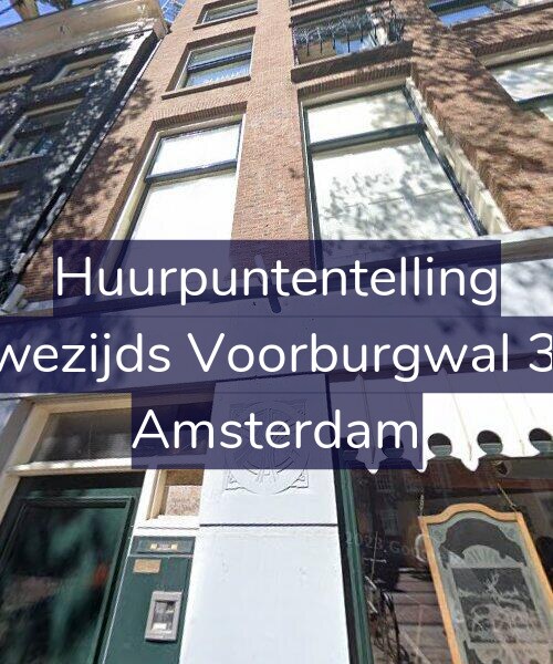 Foto gevel Huurpuntentelling voor Nieuwezijds Voorburgwal 318-4, Amsterdam