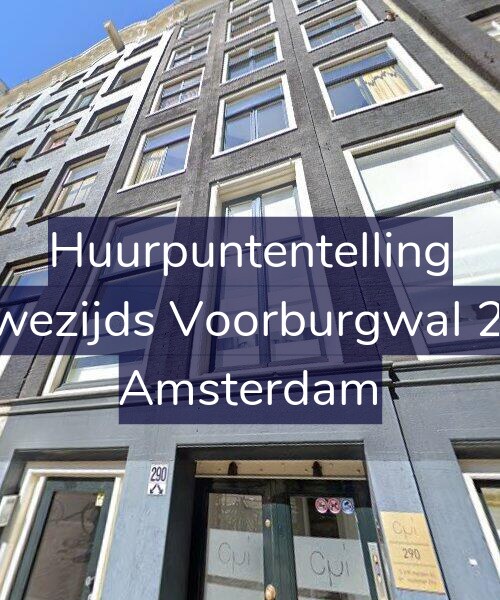 Foto gevel Huurpuntentelling voor Nieuwezijds Voorburgwal 290-4, Amsterdam
