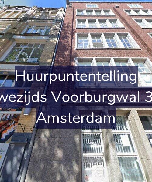 Foto gevel Huurpuntentelling voor Nieuwezijds Voorburgwal 308-K, Amsterdam