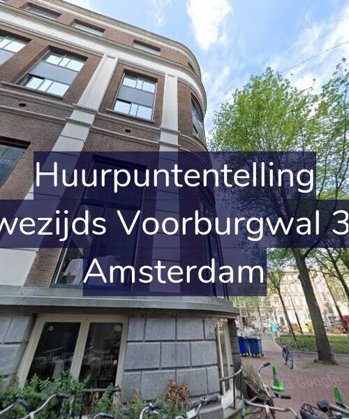 Foto gevel Huurpuntentelling voor Nieuwezijds Voorburgwal 327-C, Amsterdam