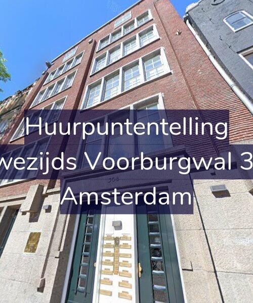 Foto gevel Huurpuntentelling voor Nieuwezijds Voorburgwal 308-A, Amsterdam