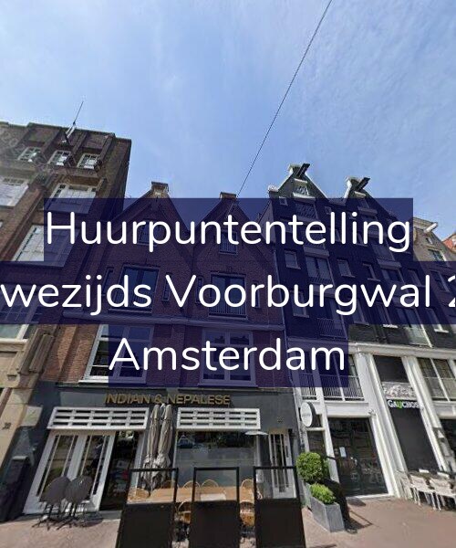Foto gevel Huurpuntentelling voor Nieuwezijds Voorburgwal 28-A, Amsterdam
