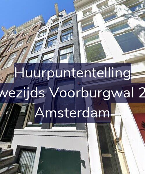 Foto gevel Huurpuntentelling voor Nieuwezijds Voorburgwal 270-2, Amsterdam