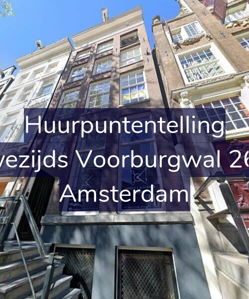 Foto gevel Huurpuntentelling voor Nieuwezijds Voorburgwal 266-1A, Amsterdam