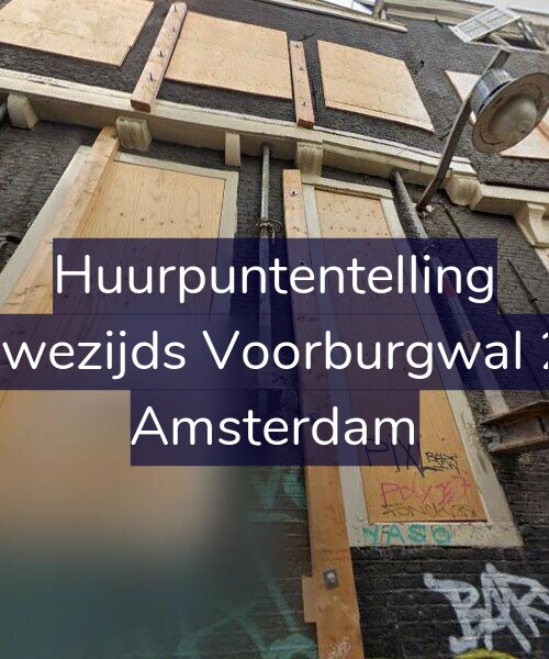 Foto gevel Huurpuntentelling voor Nieuwezijds Voorburgwal 20-E, Amsterdam