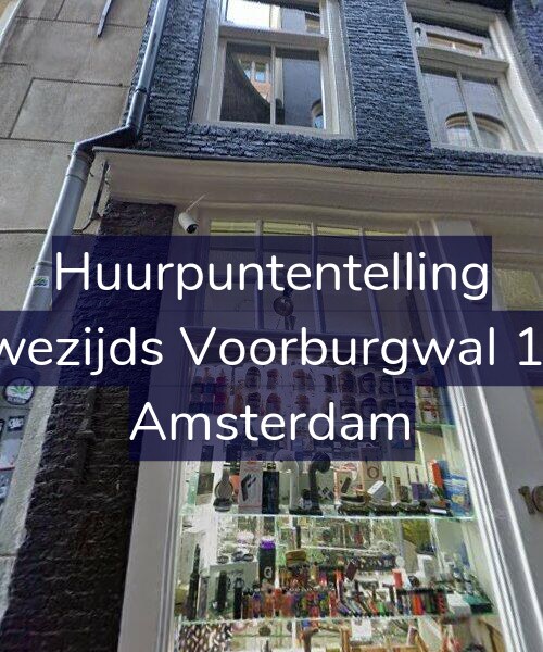 Foto gevel Huurpuntentelling voor Nieuwezijds Voorburgwal 169-H, Amsterdam