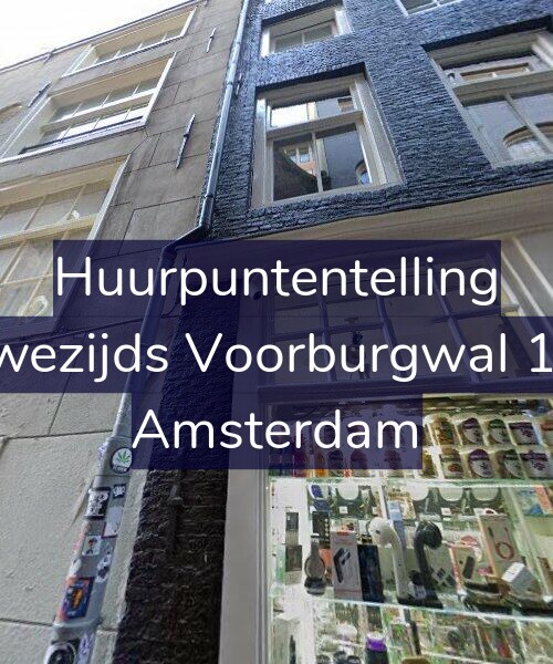 Foto gevel Huurpuntentelling voor Nieuwezijds Voorburgwal 169-C, Amsterdam