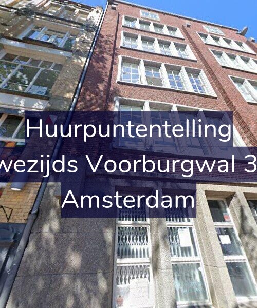 Foto gevel Huurpuntentelling voor Nieuwezijds Voorburgwal 308-G, Amsterdam