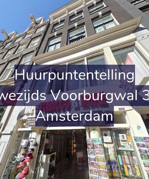 Foto gevel Huurpuntentelling voor Nieuwezijds Voorburgwal 344-3, Amsterdam