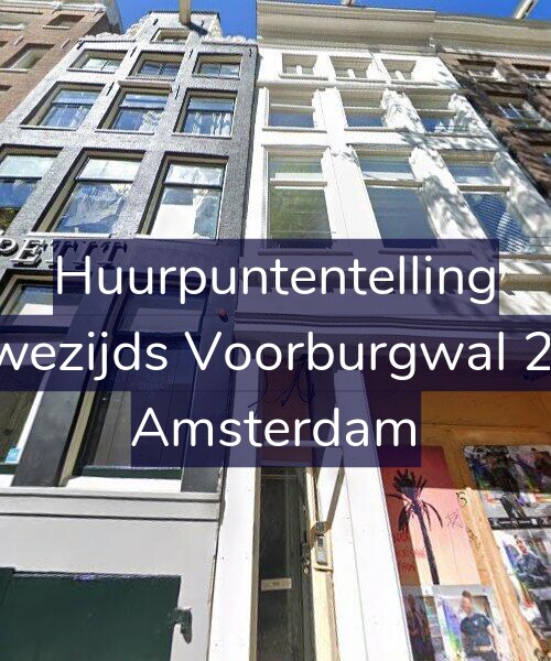 Foto gevel Huurpuntentelling voor Nieuwezijds Voorburgwal 268-B, Amsterdam