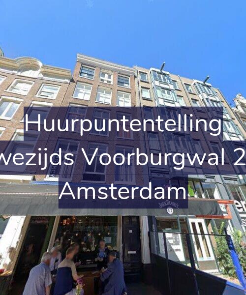 Foto gevel Huurpuntentelling voor Nieuwezijds Voorburgwal 254-H, Amsterdam