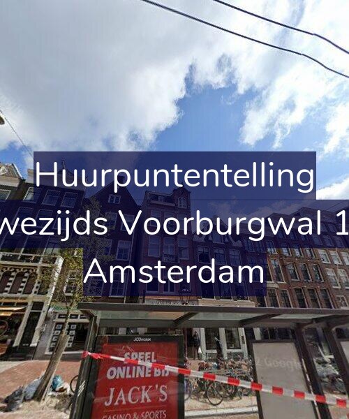 Foto gevel Huurpuntentelling voor Nieuwezijds Voorburgwal 157-4, Amsterdam