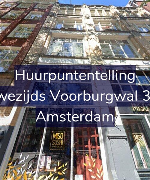 Foto gevel Huurpuntentelling voor Nieuwezijds Voorburgwal 312-A, Amsterdam