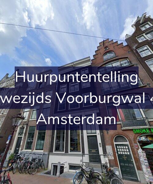 Foto gevel Huurpuntentelling voor Nieuwezijds Voorburgwal 42-B, Amsterdam