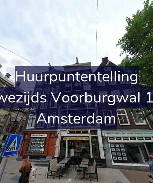 Foto gevel Huurpuntentelling voor Nieuwezijds Voorburgwal 151-A, Amsterdam