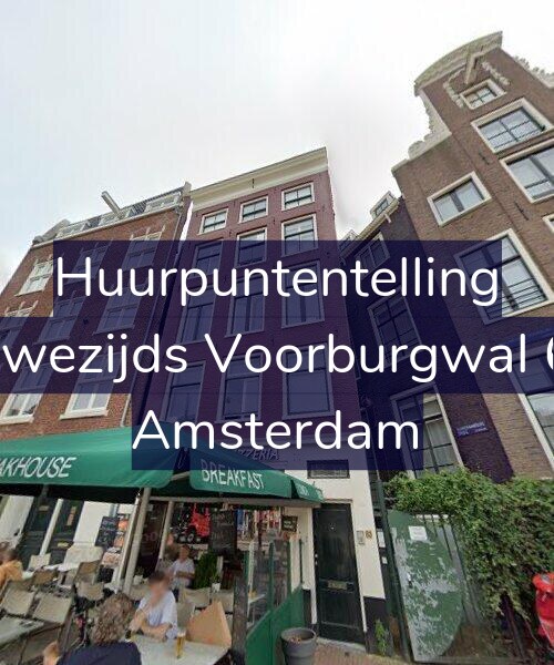 Foto gevel Huurpuntentelling voor Nieuwezijds Voorburgwal 63-1, Amsterdam