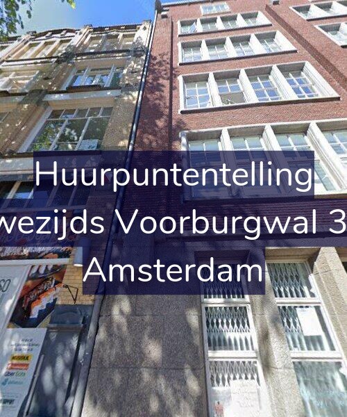 Foto gevel Huurpuntentelling voor Nieuwezijds Voorburgwal 308-N, Amsterdam