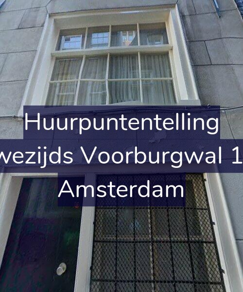 Foto gevel Huurpuntentelling voor Nieuwezijds Voorburgwal 171-H, Amsterdam
