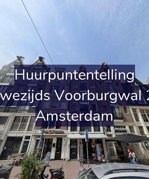 Foto gevel Huurpuntentelling voor Nieuwezijds Voorburgwal 20-B, Amsterdam